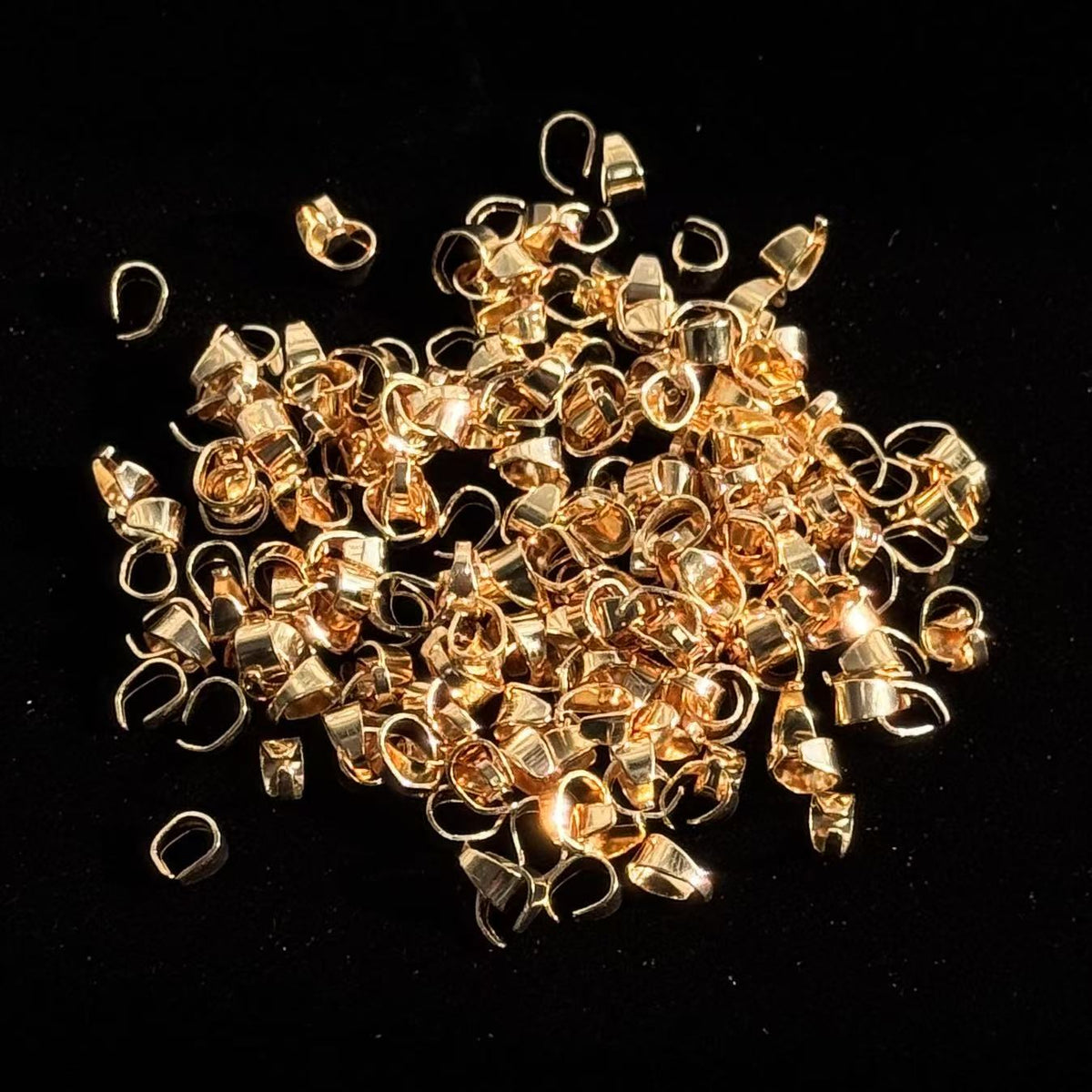 Melon seed buckle(champagne gold color) 500PCS