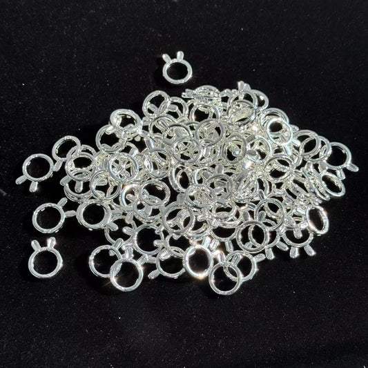 Silver bunny frame (big)  100pcs  ( inside11mm × outside15mm)