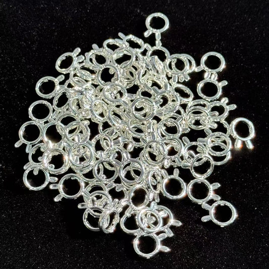 Silver bunny frame 100pcs ( inside9mm × outside13mm)