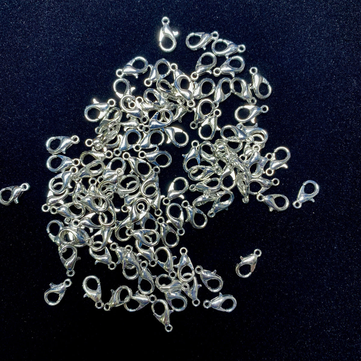 Lobster clasps(silver color) 200pcs