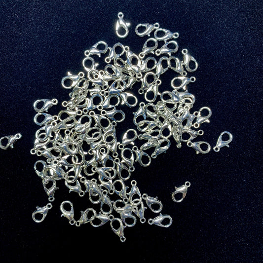 Lobster clasps(silver color) 200pcs